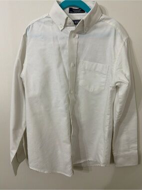 IZOD Men's White Button-Down Oxford Shirt